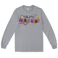 Heather Grey little miss mardi gras Long Sleeve Tee - texasbilliewilder