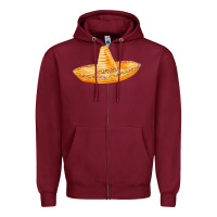 Burgundy sombrero fa element Zipper Hoodie - FaDigitalArtStudio