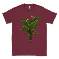 Burgundy the bird of paradise Classic Tee - LillyAllenDesigns