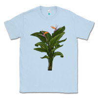 Dusty Blue the bird of paradise Classic Tee - LillyAllenDesigns