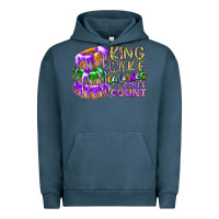 Pigment Midnight Navy king cake calories dont count Urban Hoodie - RacoonDesign