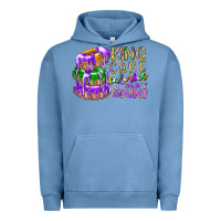 Pigment Pebble Blue king cake calories dont count Urban Hoodie - RacoonDesign