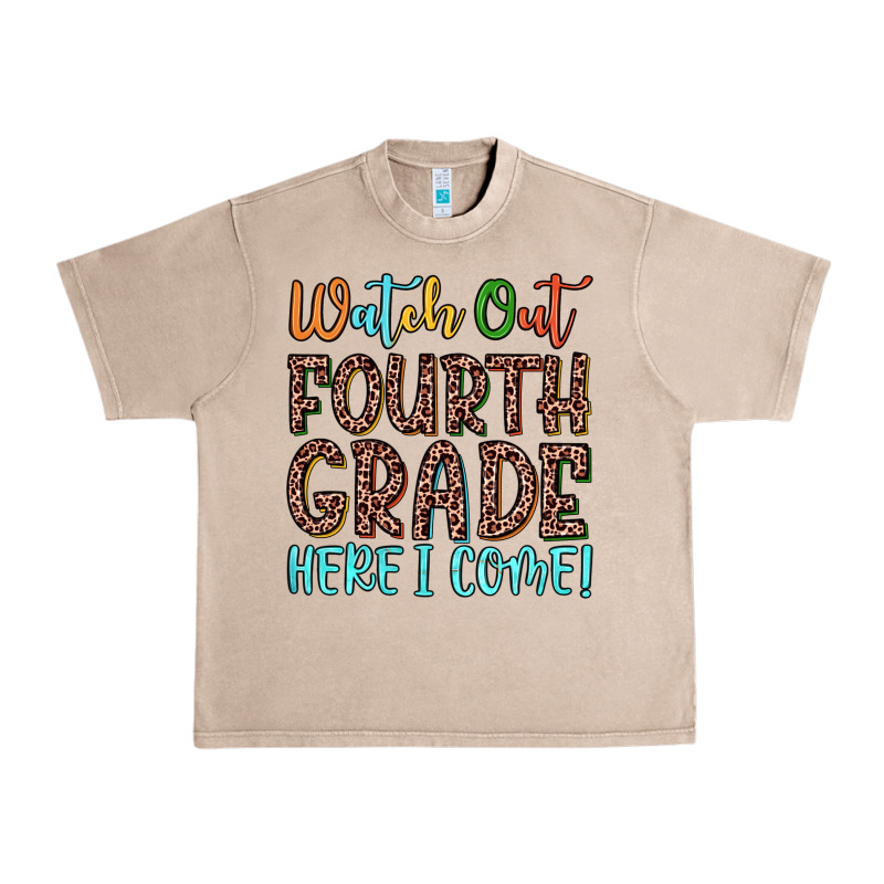 Watch Out Fourth Grade Here I Come! Urban Heavy Tee by JahusDesignShop | Teevron