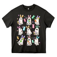 Asphalt bunny ghost Heavy Core Tee - MaliasSmallBusiness