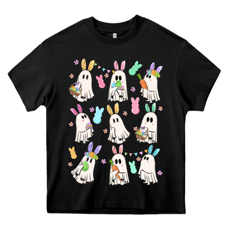 Bunny Ghost Heavy Core Tee by MaliasSmallBusiness | Teevron