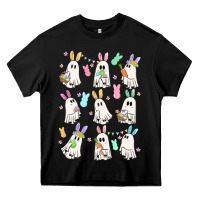Black bunny ghost Heavy Core Tee - MaliasSmallBusiness