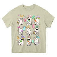 Mossy bunny ghost Heavy Core Tee - MaliasSmallBusiness
