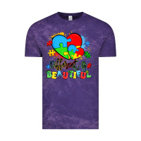 Cloud Purple different is beautiful Vintage Tee - Artiststas