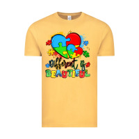 Vintage Mustard different is beautiful Vintage Tee - Artiststas