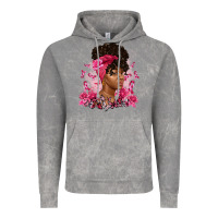 Cloud Rock breast cancer afro woman Vintage Hoodie - Artiststas