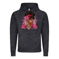 Vintage Black breast cancer afro woman Vintage Hoodie - Artiststas