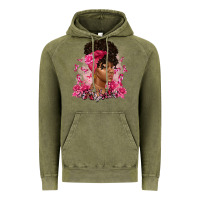 Vintage Olive breast cancer afro woman Vintage Hoodie - Artiststas