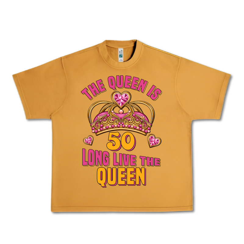 The Queen Is 50 Long Live The Queen Urban Heavy Tee by Jasminsmagicworld | Teevron