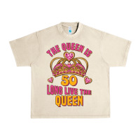 Sandshell the queen is 50 long live the queen Urban Heavy Tee - Jasminsmagicworld