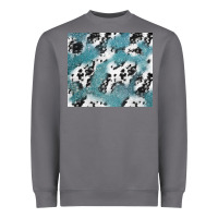Storm teal glitter and cowhide Heavyweight Sweatshirt - TumblerDesignByShophia