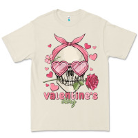 Bone valentine's day skull Premium Tee - MaliasSmallBusiness