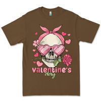 Cacao valentine's day skull Premium Tee - MaliasSmallBusiness