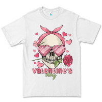 White valentine's day skull Premium Tee - MaliasSmallBusiness