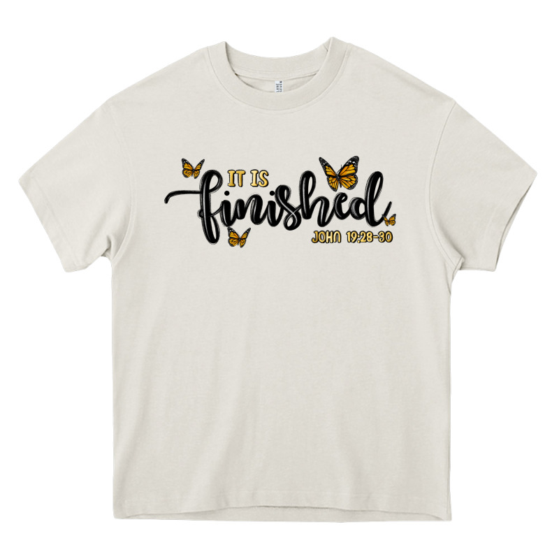 It Is Finished Heavy Core Tee by MaliasSmallBusiness | Teevron