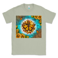 Matcha Monarch Butterfly Sunflower Classic Tee - LillyAllenDesigns