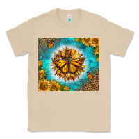 Mushroom Monarch Butterfly Sunflower Classic Tee - LillyAllenDesigns