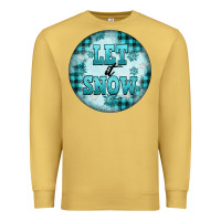 Antique Gold let it snow Premium Sweatshirt - FaDigitalArtStudio