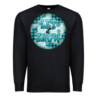 Black let it snow Premium Sweatshirt - FaDigitalArtStudio