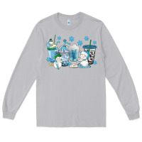 Moon Dust winter snowman coffee cups Long Sleeve Tee - texasbilliewilder