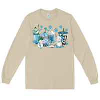 Mushroom winter snowman coffee cups Long Sleeve Tee - texasbilliewilder