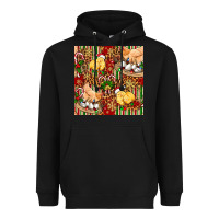 Black christmas chicken Heavyweight Hoodie - FaDigitalArtStudio