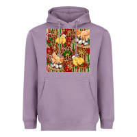 Lavender christmas chicken Heavyweight Hoodie - FaDigitalArtStudio