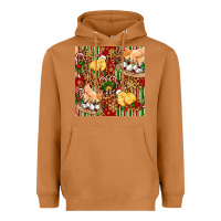 Meerkat christmas chicken Heavyweight Hoodie - FaDigitalArtStudio