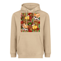 Mushroom christmas chicken Heavyweight Hoodie - FaDigitalArtStudio