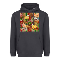 Smoke christmas chicken Heavyweight Hoodie - FaDigitalArtStudio