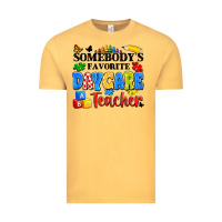 Vintage Mustard somebody's favorite daycare teacher Vintage Tee - Artiststas