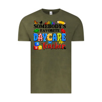 Vintage Olive somebody's favorite daycare teacher Vintage Tee - Artiststas