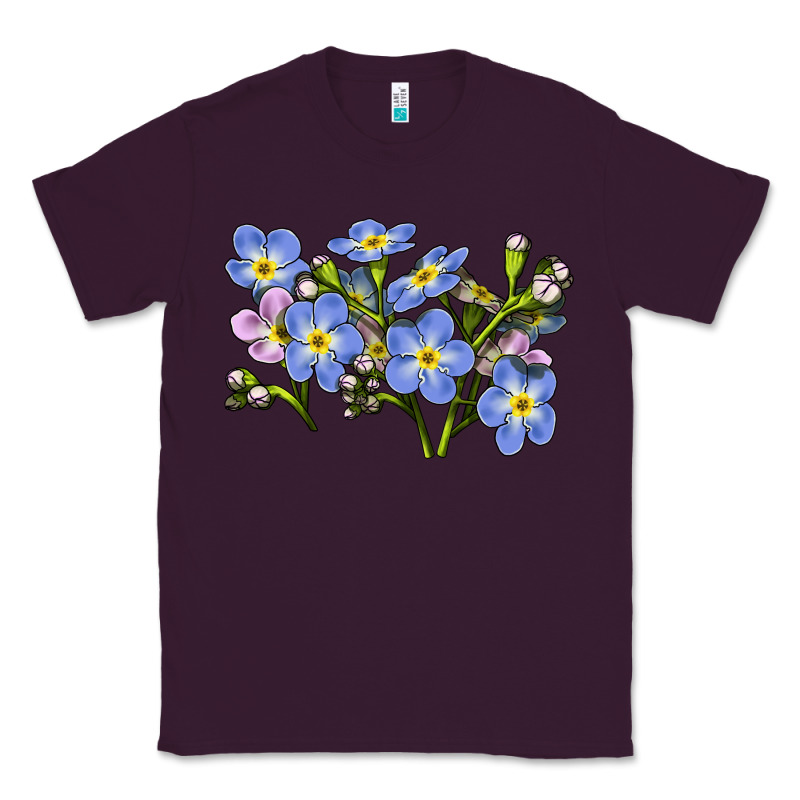 Forget Me Not Flower Illustrations Classic Tee by LillyAllenDesigns | Teevron