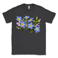 Smoke Forget Me Not Flower Illustrations Classic Tee - LillyAllenDesigns