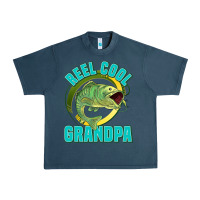 Midnight Navy reel cool grandpa Urban Heavy Tee - Jasminsmagicworld