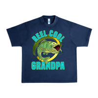 Navy reel cool grandpa Urban Heavy Tee - Jasminsmagicworld