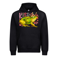 Black kiss me frog Urban Hoodie - RacoonDesign