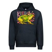 Navy kiss me frog Urban Hoodie - RacoonDesign