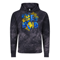 Cloud Black down syndrome be kind Vintage Hoodie - Artiststas