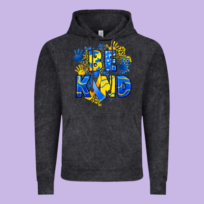 Down Syndrome Be Kind Vintage Hoodie Designed By Artiststas