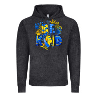 Down Syndrome Be Kind Vintage Hoodie | Teevron