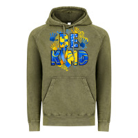 Vintage Olive down syndrome be kind Vintage Hoodie - Artiststas