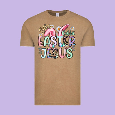 Silly Rabbit Easter Jesus Vintage Tee Designed By Artiststas