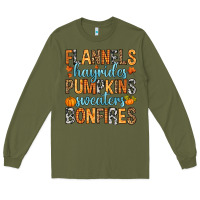 Army Green Flannels hayrides Long Sleeve Tee - RanaPortraitStore