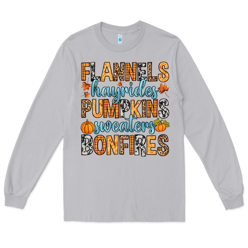 Flannels Hayrides Long Sleeve Tee by RanaPortraitStore | Teevron