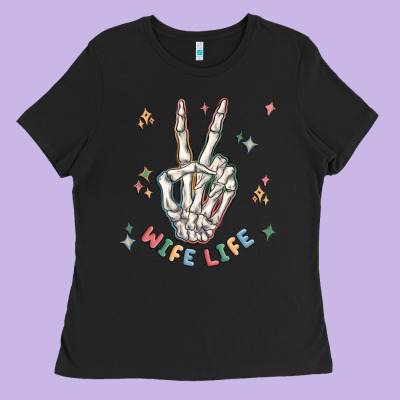 Wife Life Ladies Tee Designed By Maliassmallbusiness